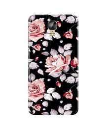 Pink rose Mobile Back Case for Gionee M5 Plus (Design - 12)