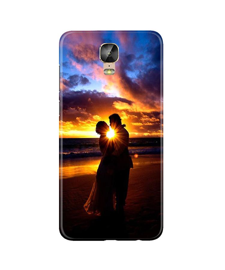 Couple Sea shore Case for Gionee M5 Plus
