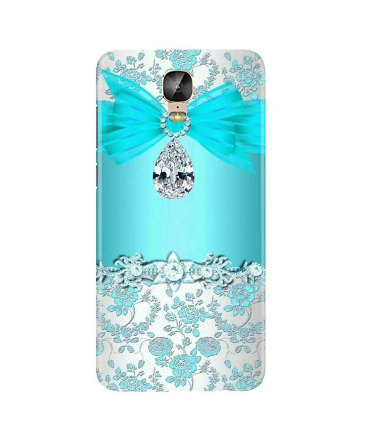 Shinny Blue Background Case for Gionee M5 Plus