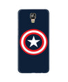 Captain America Case for Gionee M5 Plus