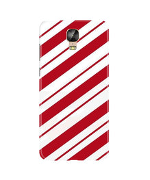 Red White Mobile Back Case for Gionee M5 Plus (Design - 44)
