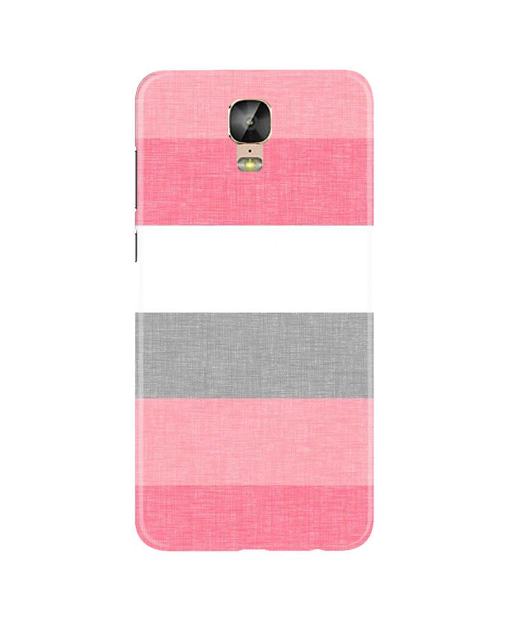 Pink white pattern Case for Gionee M5 Plus