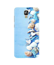 Sea Shells2 Mobile Back Case for Gionee M5 Plus (Design - 64)