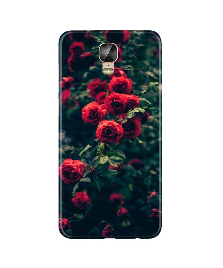 Red Rose Case for Gionee M5 Plus