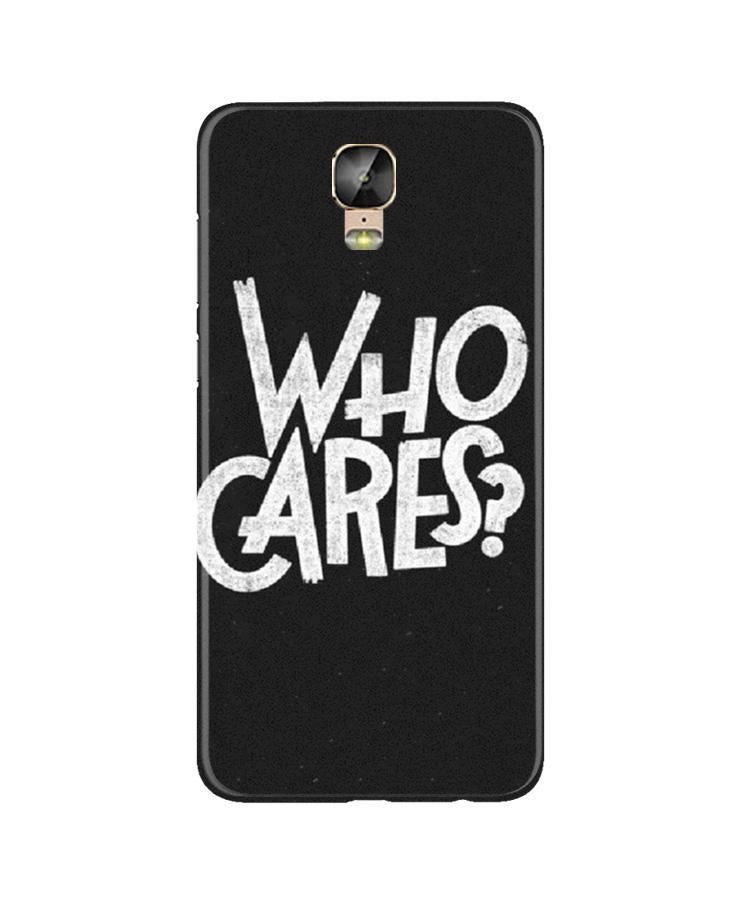 Who Cares Case for Gionee M5 Plus
