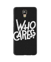 Who Cares Mobile Back Case for Gionee M5 Plus (Design - 94)