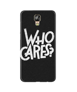 Who Cares Case for Gionee M5 Plus