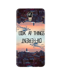 Look at things different Mobile Back Case for Gionee M5 Plus (Design - 99)