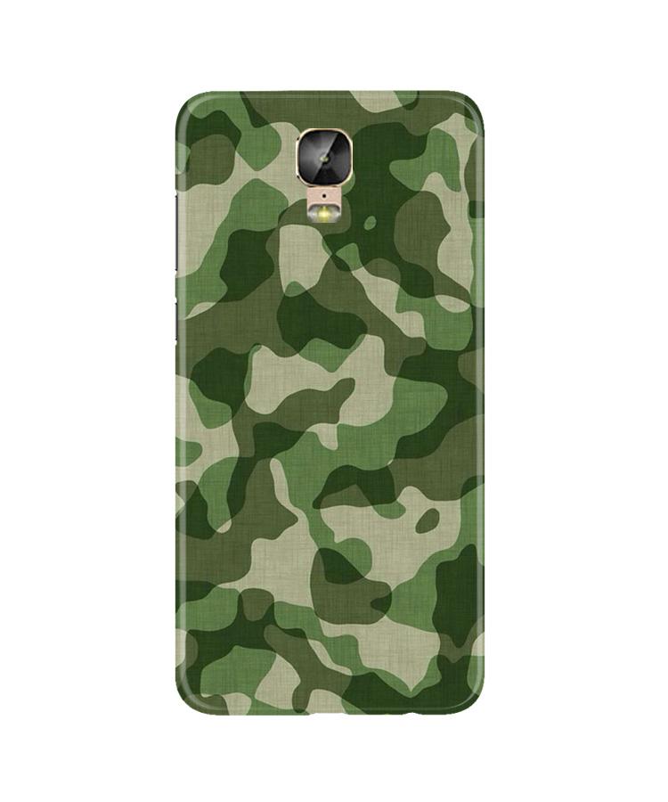 Army Camouflage Case for Gionee M5 Plus  (Design - 106)