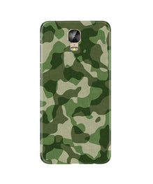 Army Camouflage Mobile Back Case for Gionee M5 Plus  (Design - 106)