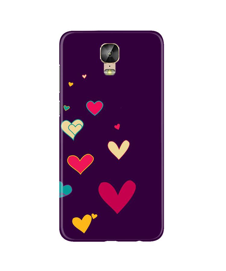 Purple Background Case for Gionee M5 Plus  (Design - 107)