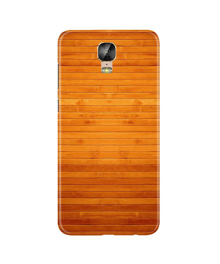 Wooden Look Case for Gionee M5 Plus  (Design - 111)
