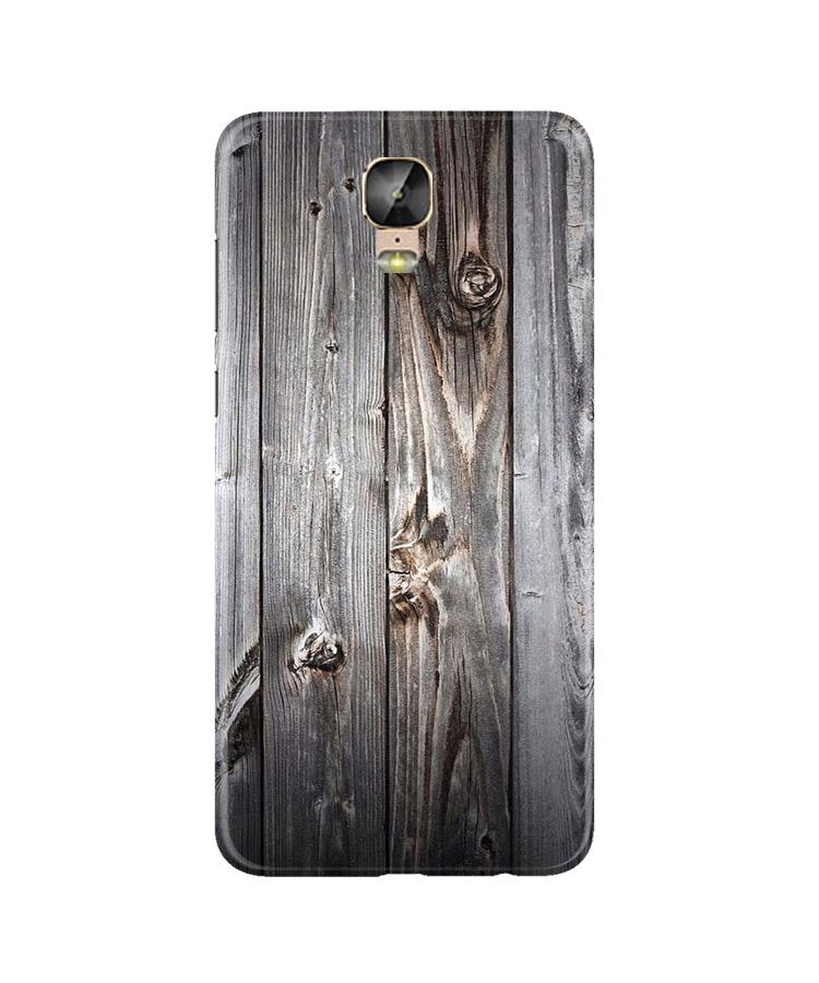 Wooden Look Case for Gionee M5 Plus  (Design - 114)