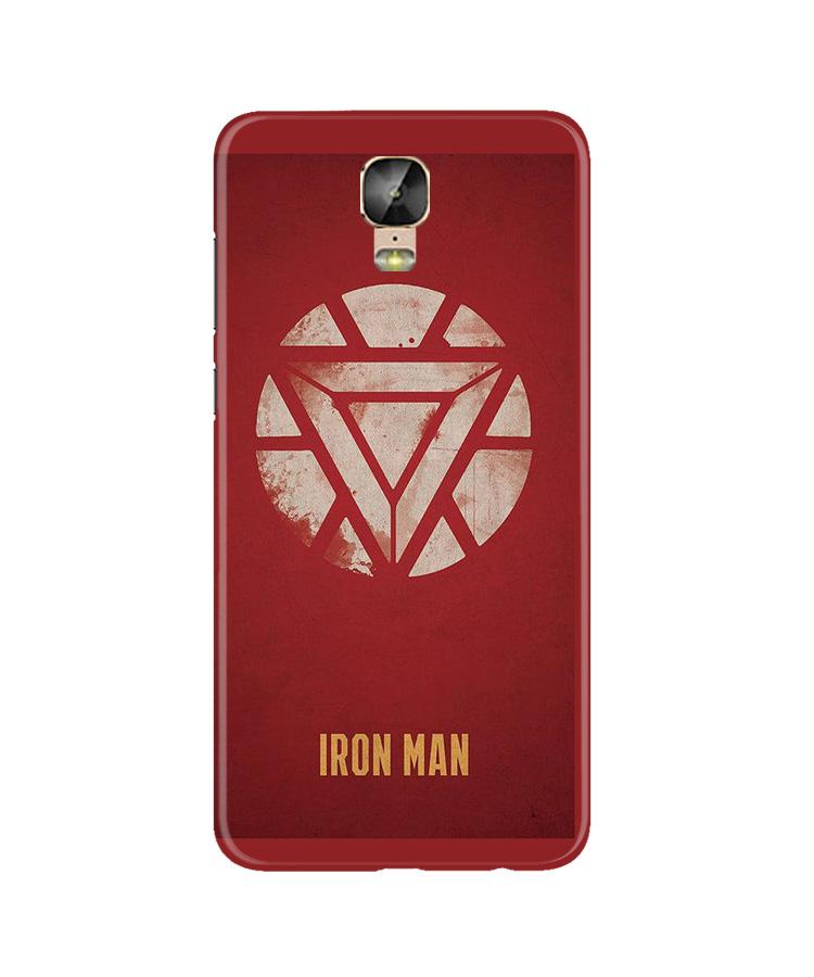 Iron Man Superhero Case for Gionee M5 Plus  (Design - 115)