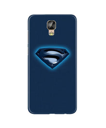 Superman Superhero Mobile Back Case for Gionee M5 Plus  (Design - 117)