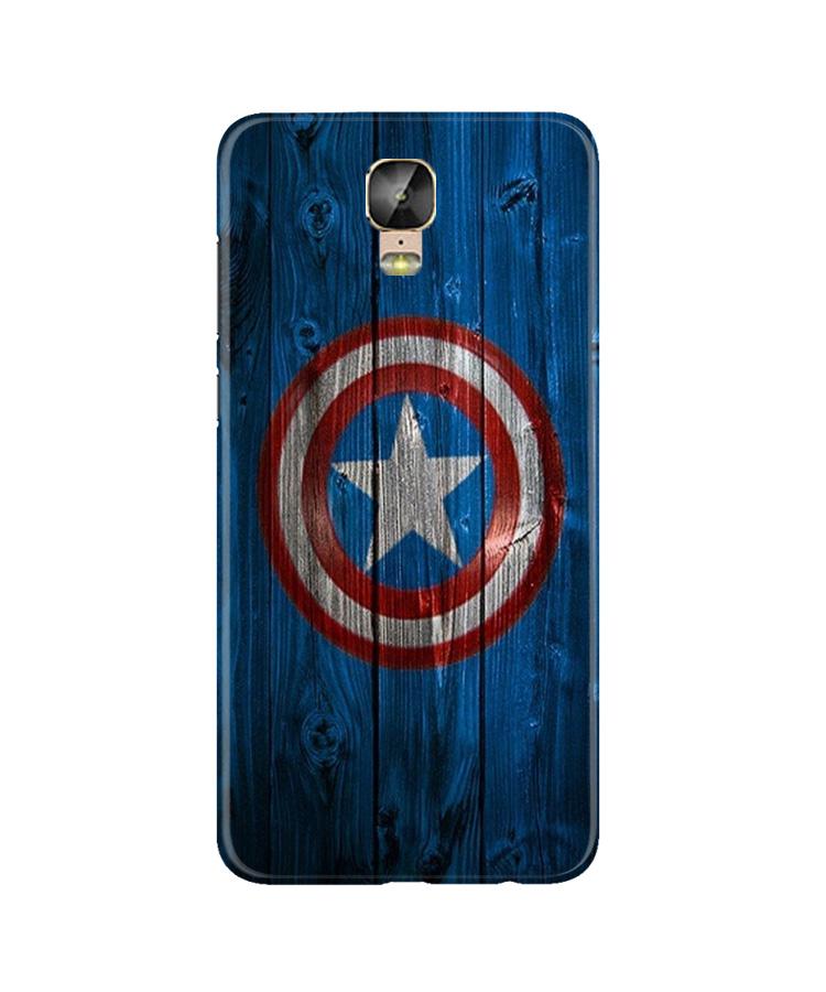 Captain America Superhero Case for Gionee M5 Plus  (Design - 118)