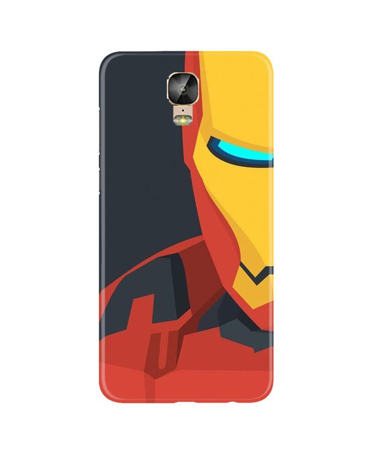 Iron Man Superhero Case for Gionee M5 Plus  (Design - 120)