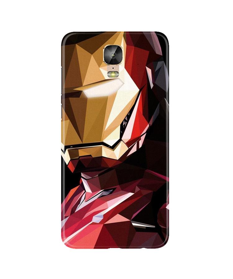 Iron Man Superhero Case for Gionee M5 Plus  (Design - 122)