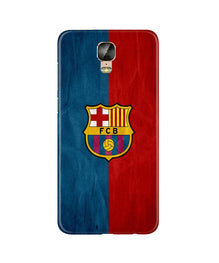 FCB Football Mobile Back Case for Gionee M5 Plus  (Design - 123)