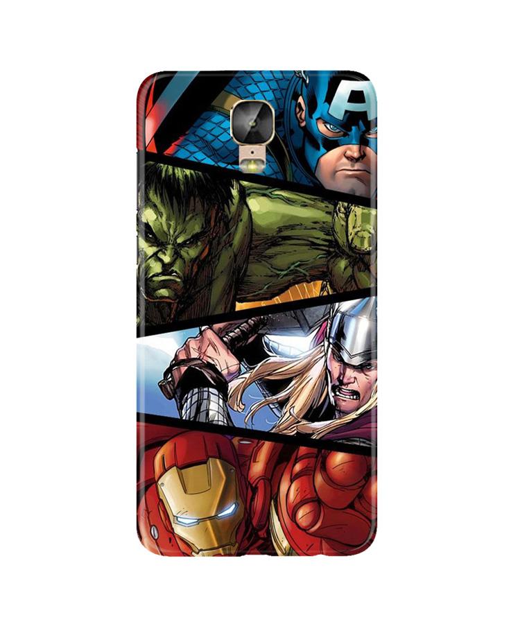 Avengers Superhero Case for Gionee M5 Plus  (Design - 124)