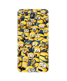 Minions Mobile Back Case for Gionee M5 Plus  (Design - 126)