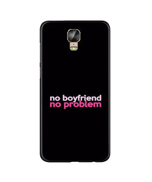 No Boyfriend No problem Mobile Back Case for Gionee M5 Plus  (Design - 138)