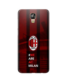 AC Milan Mobile Back Case for Gionee M5 Plus  (Design - 155)