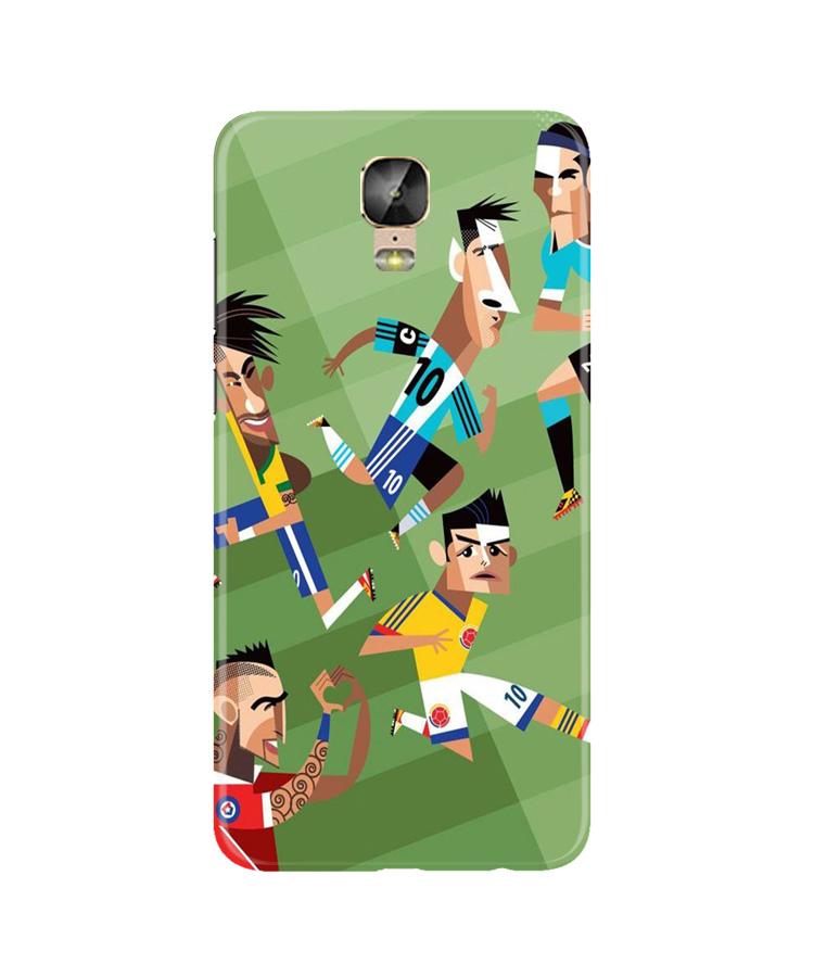 Football Case for Gionee M5 Plus  (Design - 166)