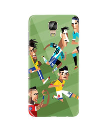 Football Mobile Back Case for Gionee M5 Plus  (Design - 166)