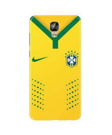 Brazil Mobile Back Case for Gionee M5 Plus  (Design - 176)