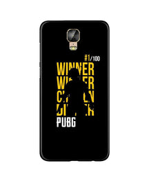 Pubg Winner Winner Mobile Back Case for Gionee M5 Plus  (Design - 177)