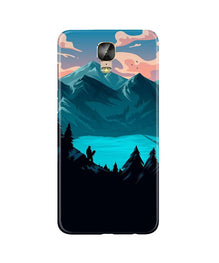 Mountains Mobile Back Case for Gionee M5 Plus (Design - 186)