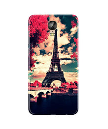 Eiffel Tower Mobile Back Case for Gionee M5 Plus (Design - 212)