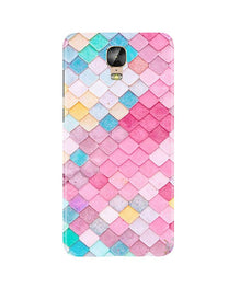 Pink Pattern Mobile Back Case for Gionee M5 Plus (Design - 215)