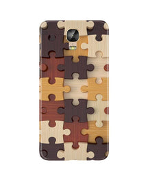 Puzzle Pattern Mobile Back Case for Gionee M5 Plus (Design - 217)