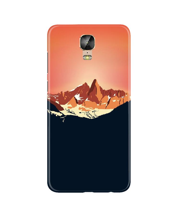 Mountains Case for Gionee M5 Plus (Design No. 227)