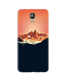 Mountains Mobile Back Case for Gionee M5 Plus (Design - 227)