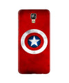 Captain America Case for Gionee M5 Plus (Design No. 249)
