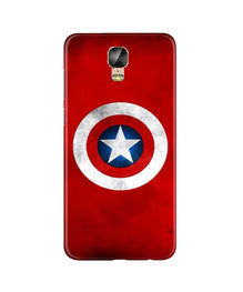 Captain America Mobile Back Case for Gionee M5 Plus (Design - 249)