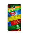 Superheros Logo Case for Gionee M5 Plus (Design No. 251)