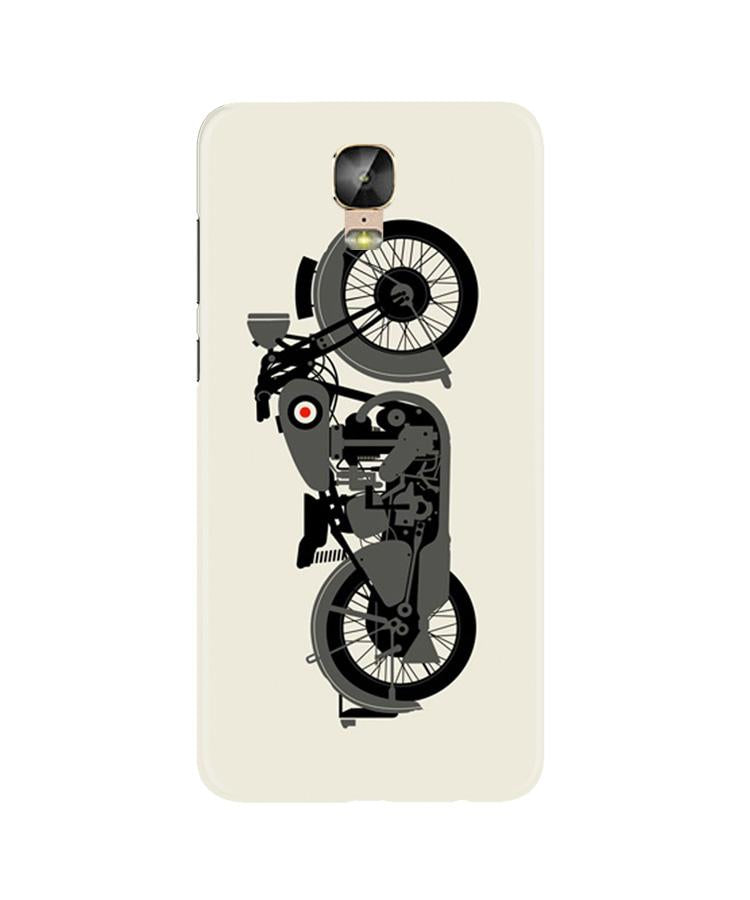 MotorCycle Case for Gionee M5 Plus (Design No. 259)