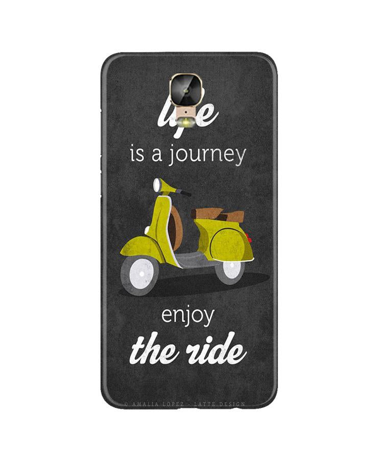 Life is a Journey Case for Gionee M5 Plus (Design No. 261)