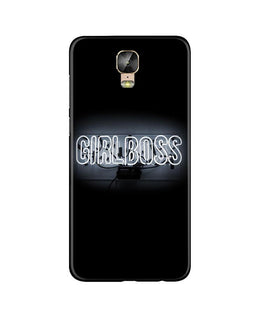Girl Boss Black Case for Gionee M5 Plus (Design No. 268)