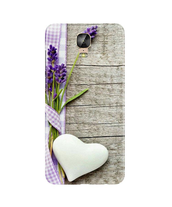 White Heart Case for Gionee M5 Plus (Design No. 298)