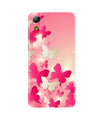 White Pick Butterflies Case for Gionee P5L / P5W / P5 Mini