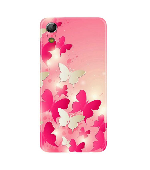 White Pick Butterflies Case for Gionee P5L / P5W / P5 Mini