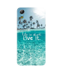 Life is short live it Mobile Back Case for Gionee P5L / P5W / P5 Mini (Design - 45)