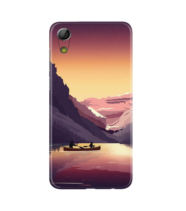 Mountains Boat Case for Gionee P5L / P5W / P5 Mini (Design - 181)