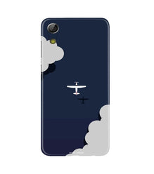 Clouds Plane Mobile Back Case for Gionee P5L / P5W / P5 Mini (Design - 196)
