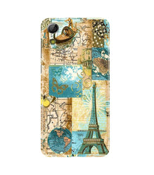 Travel Eiffel Tower Mobile Back Case for Gionee P5L / P5W / P5 Mini (Design - 206)